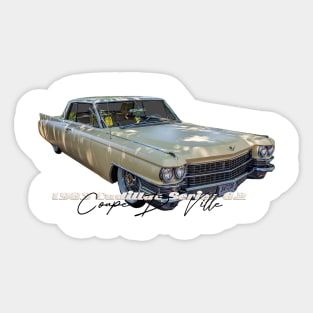 1963 Cadillac Series 62 Coupe De Ville Sticker
